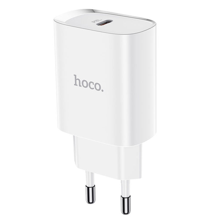 Εικόνα για HOCO N14 Smart Charging Single Port Type C PD (Power Delivery) Ταχείας Φόρτισης 20W charger (EU)