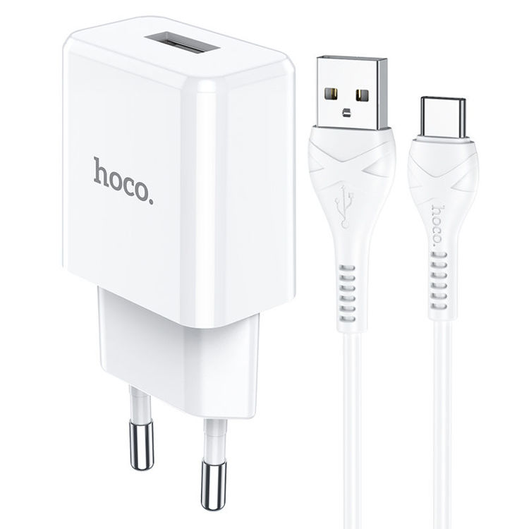 Εικόνα για HOCO N9 Single Port Wall Charger Set Type-C Καλώδιο