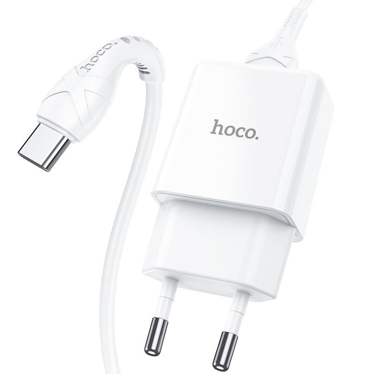 Εικόνα για HOCO N9 Single Port Wall Charger Set Type-C Καλώδιο