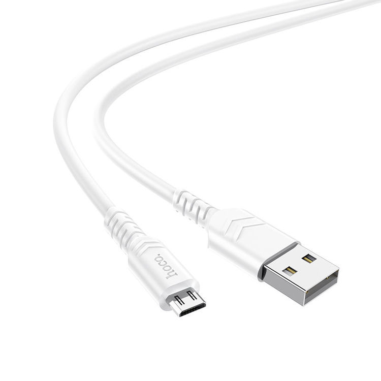 Εικόνα για HOCO X62 Fortune Καλώδιο Φόρτισης USB to Micro USB Λευκό 1m 2,4Α