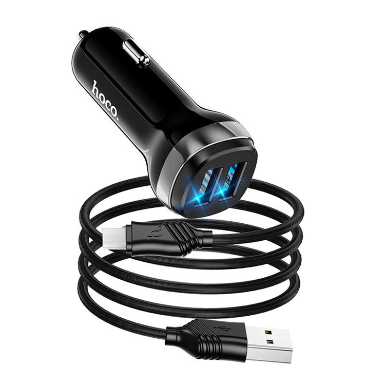 Εικόνα για HOCO Z40 Z40 Superior dual port car charger set(Micro)