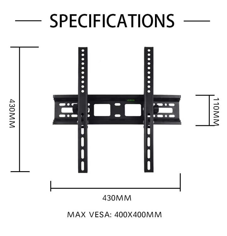 Εικόνα για THOR MCR T02 Βάση Τηλεόρασης Τοίχου έως 55" και 30kg