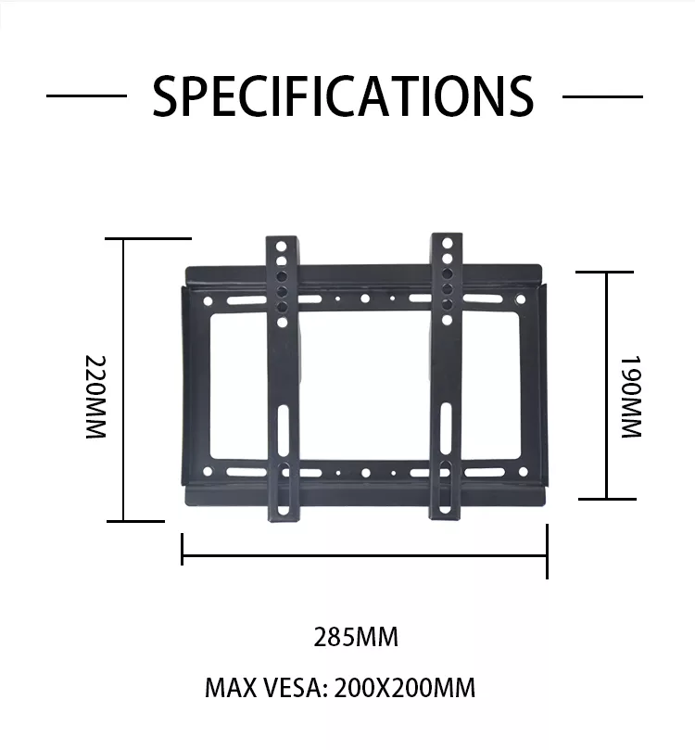 Εικόνα για THOR MCR Y1442C Βάση Τηλεόρασης Τοίχου έως 42’’ και 25kg