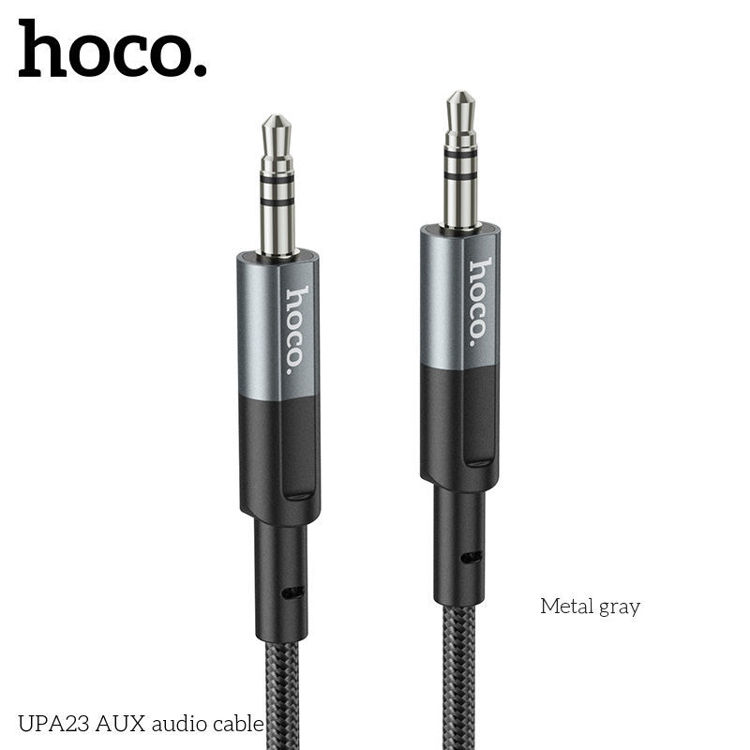 Εικόνα για HOCO UPA23 AUX Καλώδιο Audio Cable Μαύρο 1m