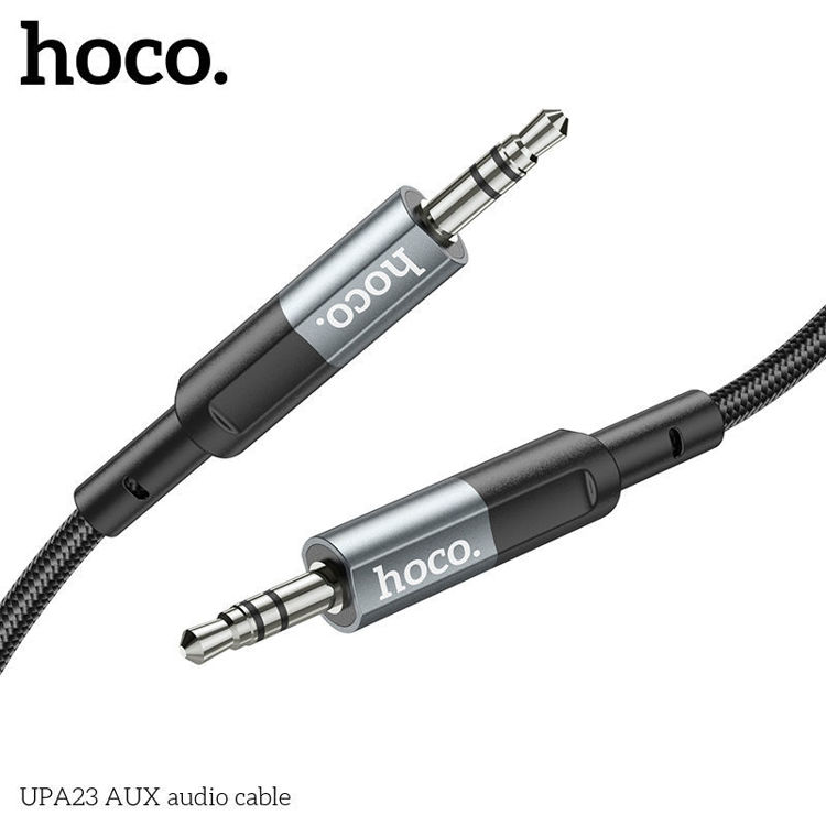 Εικόνα για HOCO UPA23 AUX Καλώδιο Audio Cable Μαύρο 1m