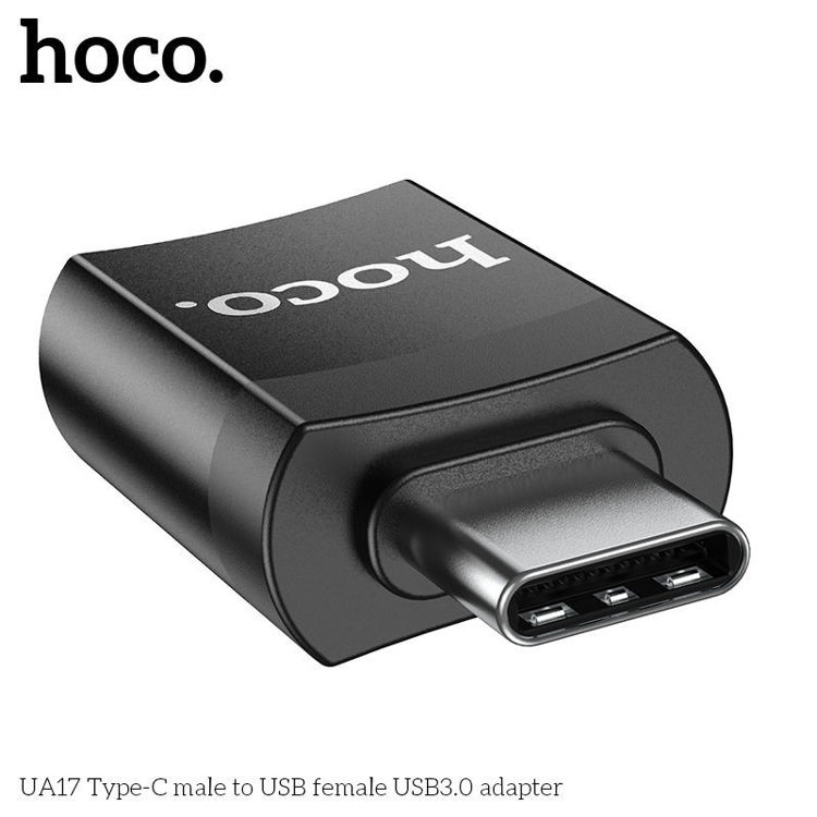 Εικόνα για Hoco UA17 Μετατροπέας USB-C male σε USB-A female