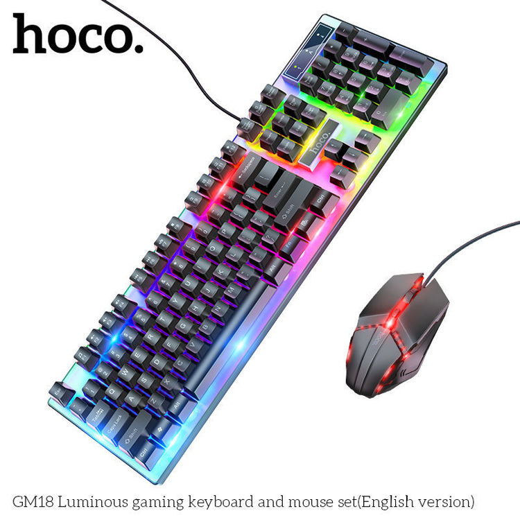 Εικόνα για HOCO GM18 Luminous gaming Πληκτρολόγιο και ποντίκι (Σετ)