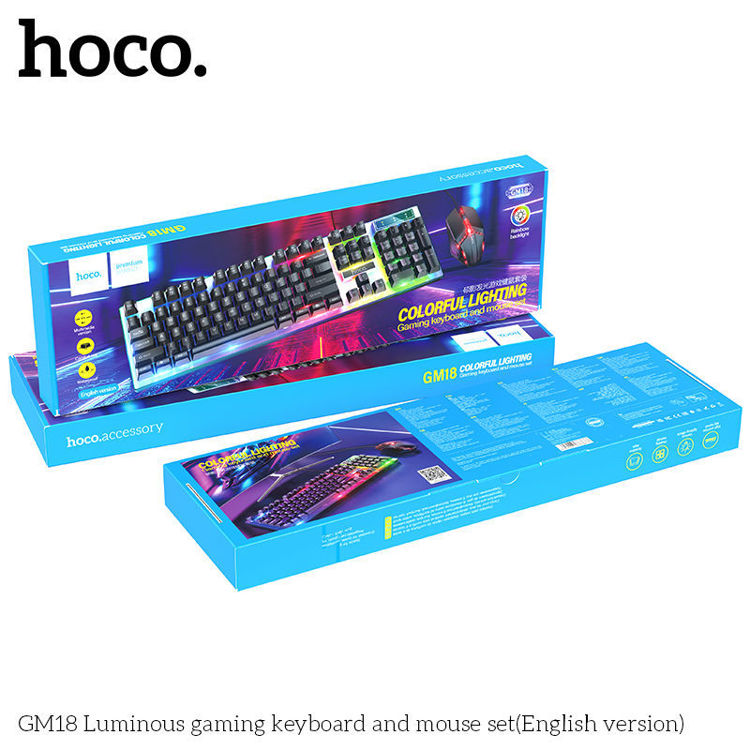 Εικόνα για HOCO GM18 Luminous gaming Πληκτρολόγιο και ποντίκι (Σετ)