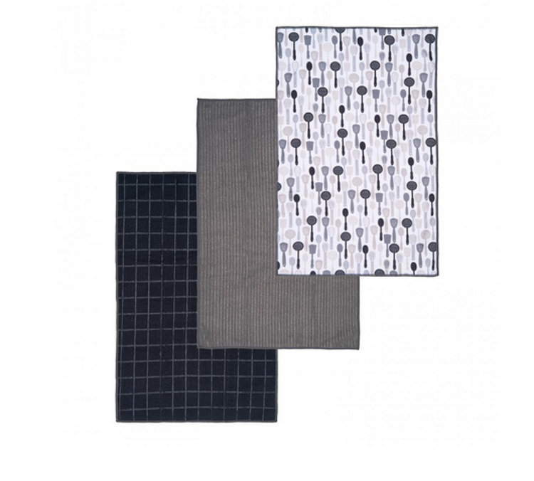 Εικόνα για Σετ 3 τεμ. Πετσέτες 100% microfibre 45 x 70 cm Heinner HR-3TWL70-SPNG