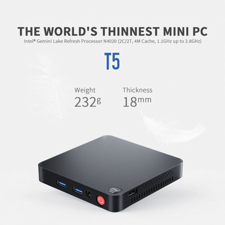 Εικόνα για Beelink T5 Mini PC Intel Celeron N4020 4GB DDR4 64GB Mini PC Windows 11